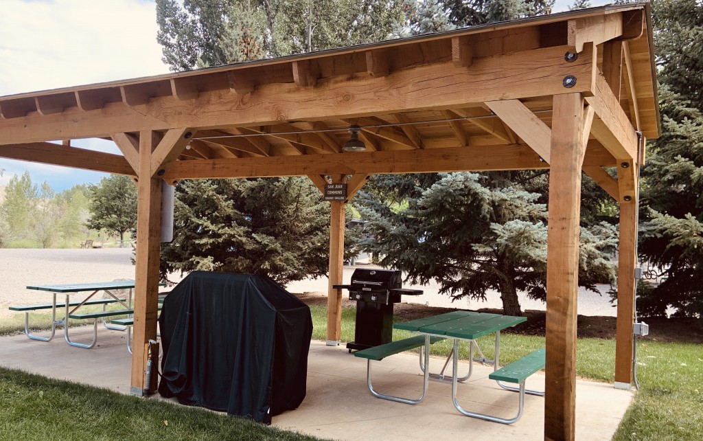 Our grilling park is now open! Riverbend RV Park and Cabins Montrose CO